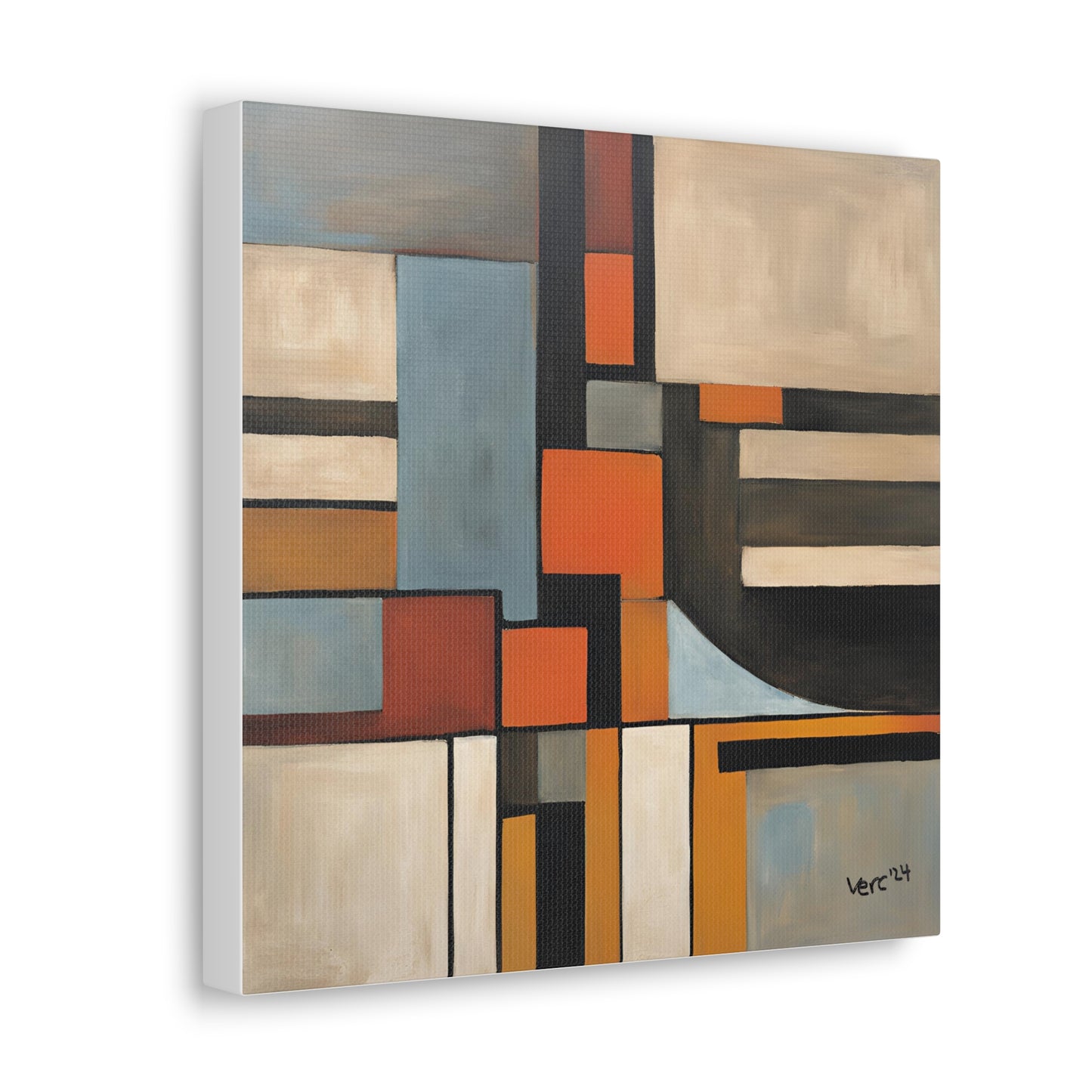 Vercmagnus Geometric Canvas Gallery Wrap Wall Art