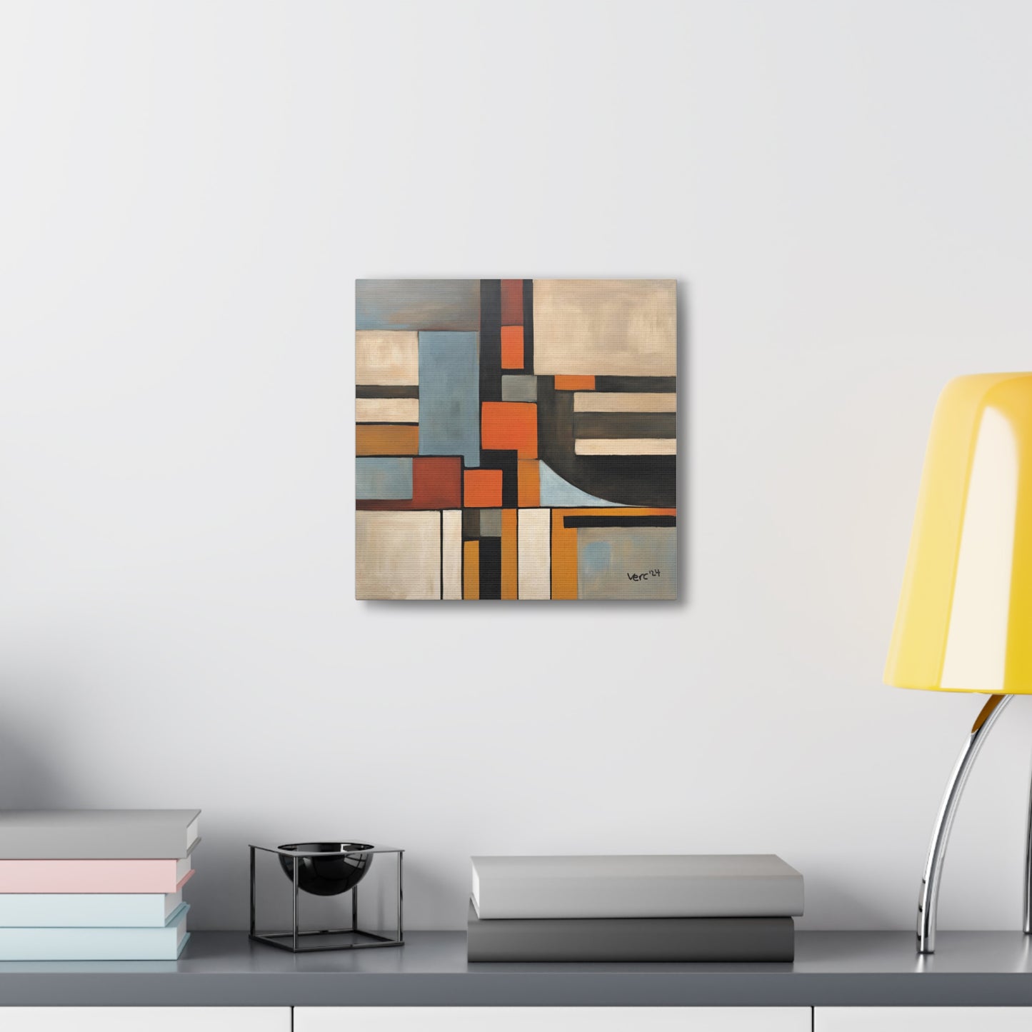 Vercmagnus Geometric Canvas Gallery Wrap Wall Art