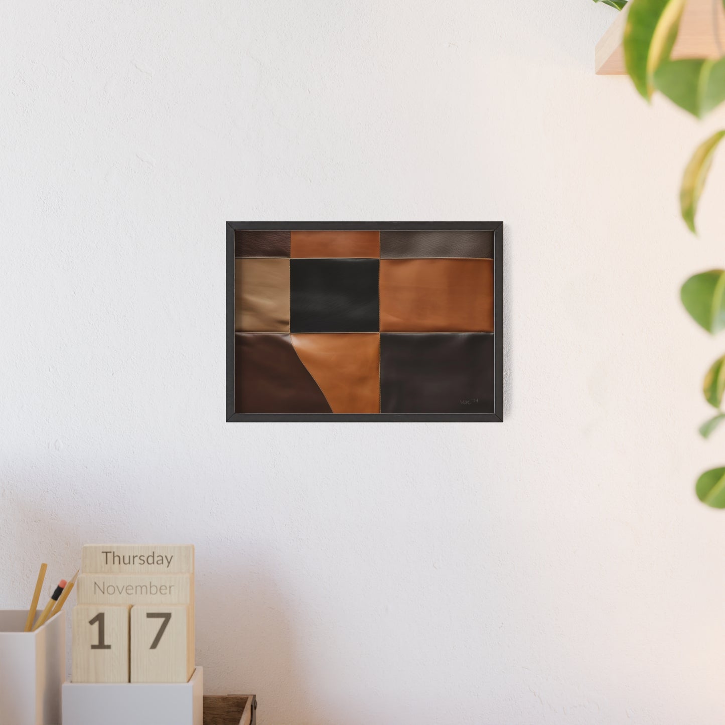 Minimalism Wall Art Posters with Wooden Frame By Vercmagnus