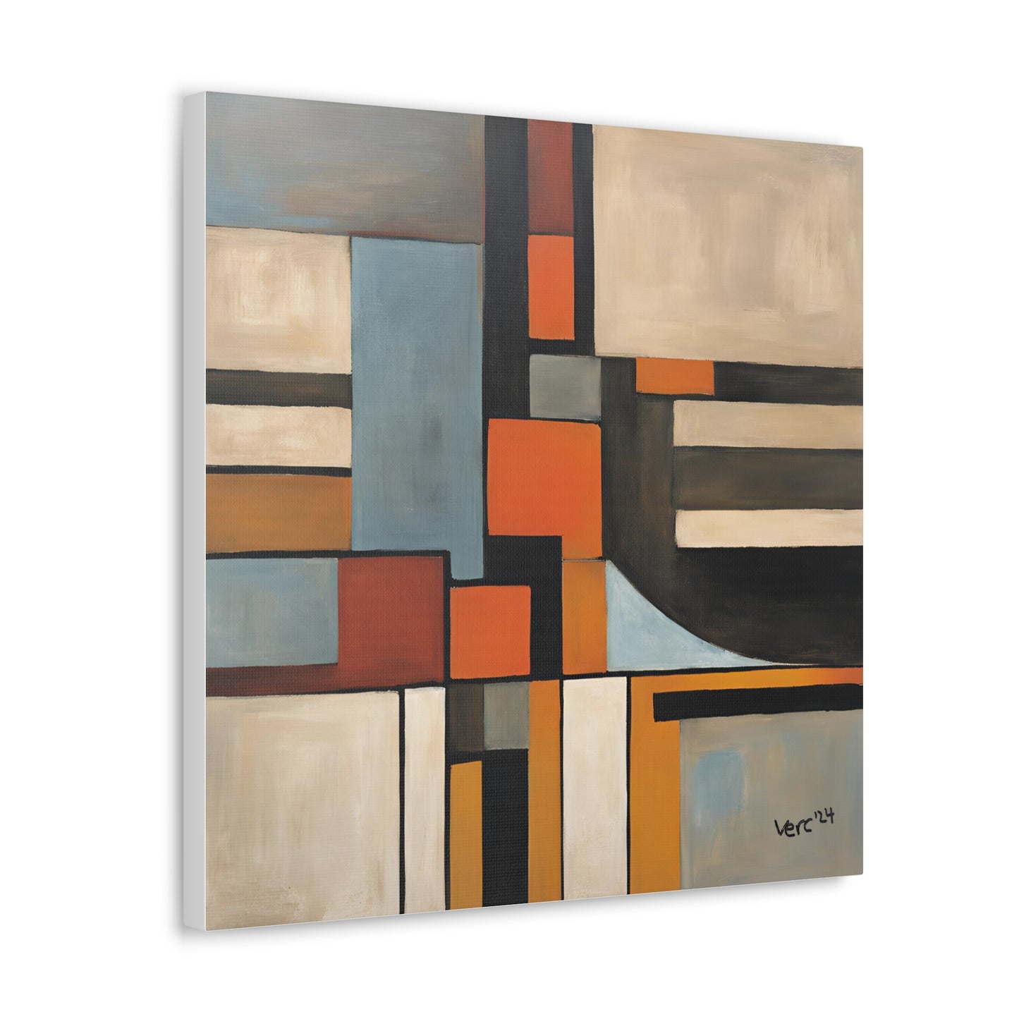 Vercmagnus Geometric Canvas Gallery Wrap Wall Art