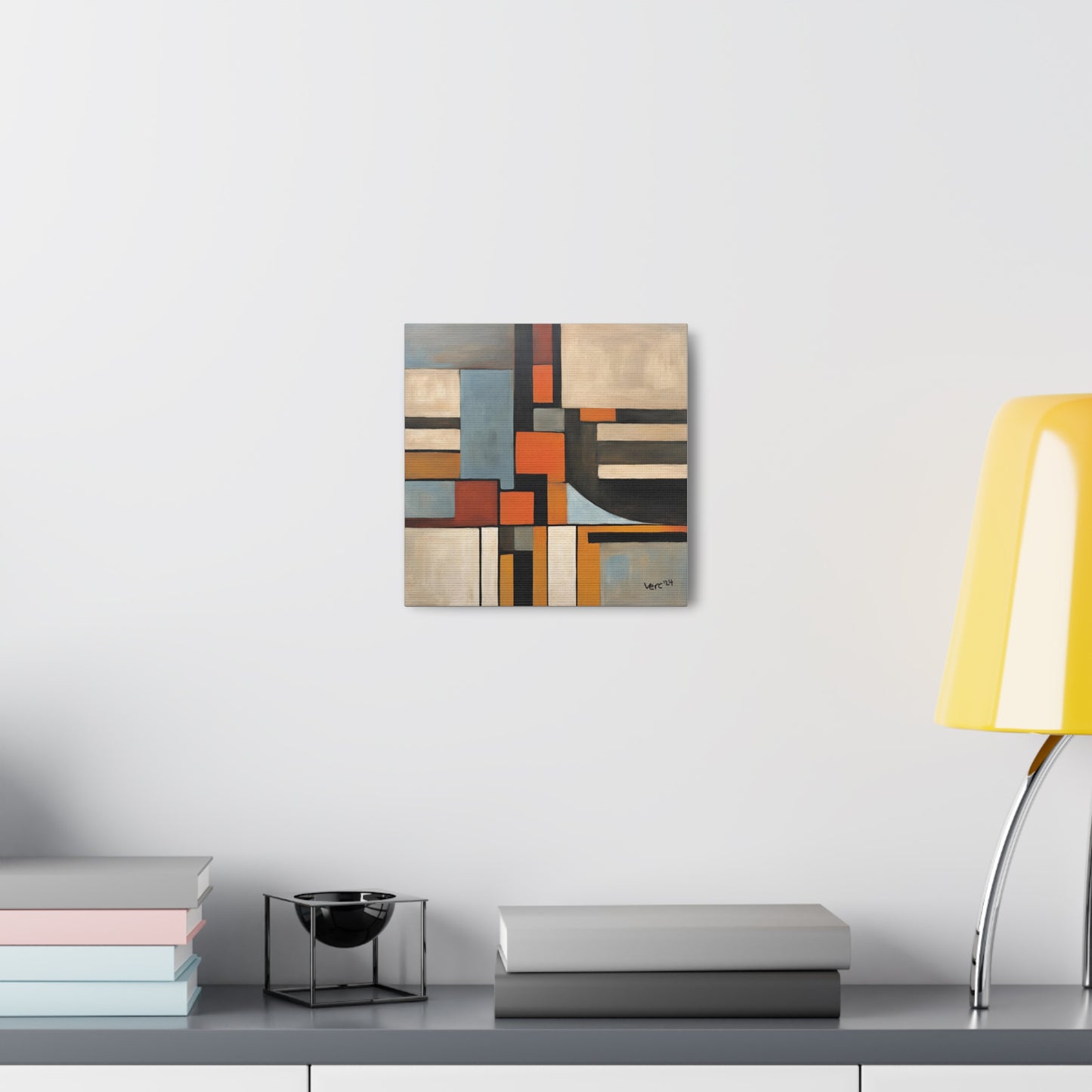 Vercmagnus Geometric Canvas Gallery Wrap Wall Art