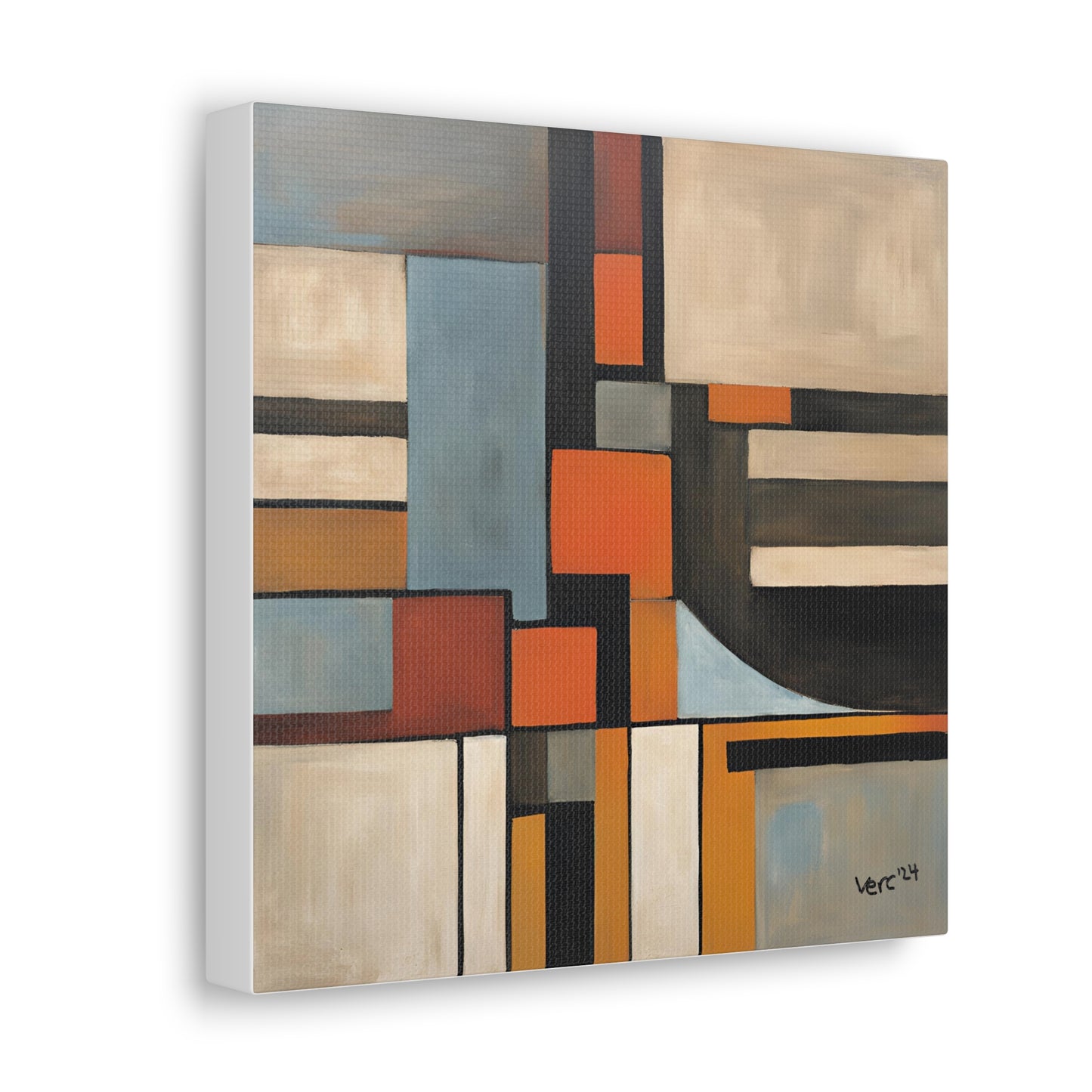 Vercmagnus Geometric Canvas Gallery Wrap Wall Art